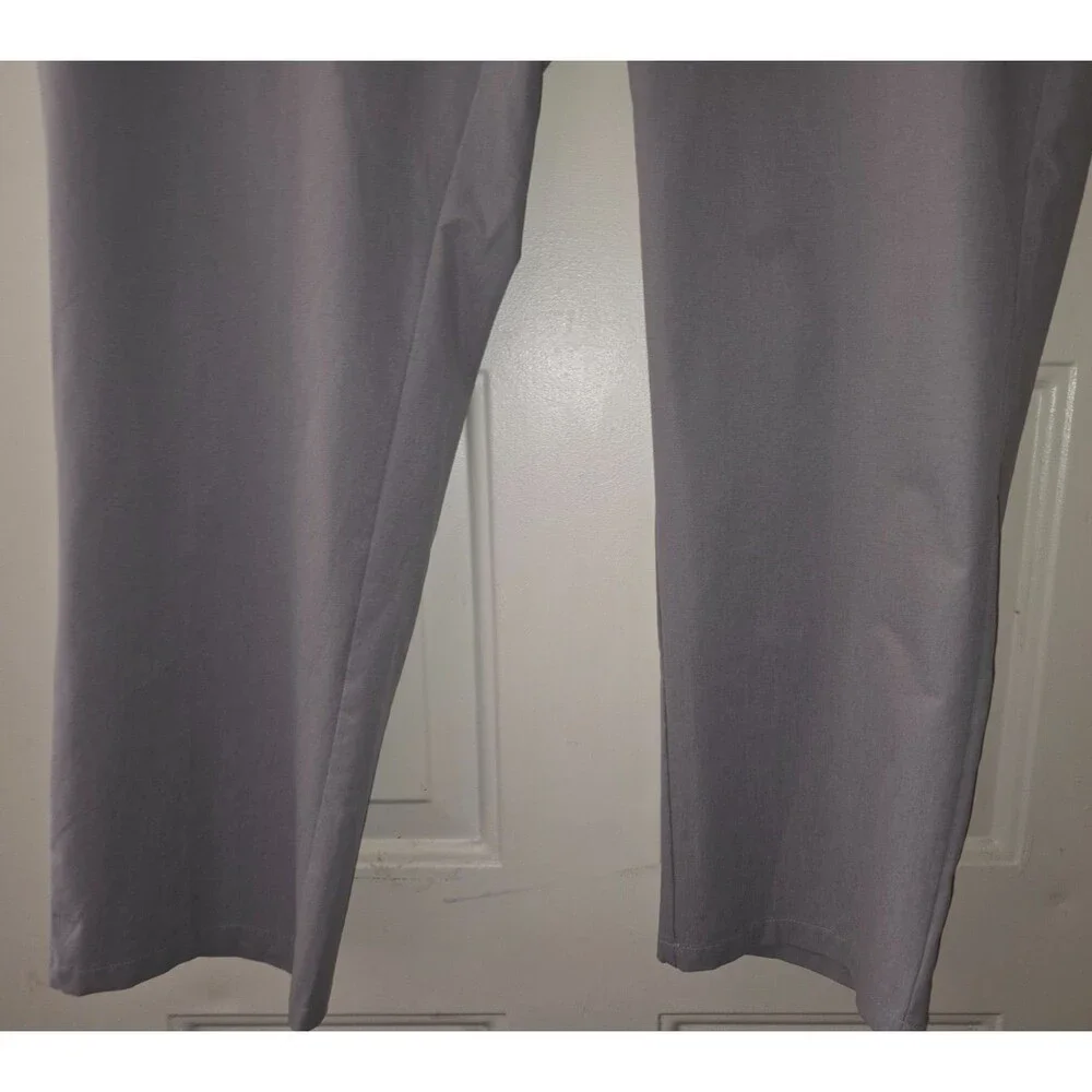 Men's Pants 42x30 Gray Performance/Dress